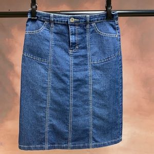 Light Denim Skirt